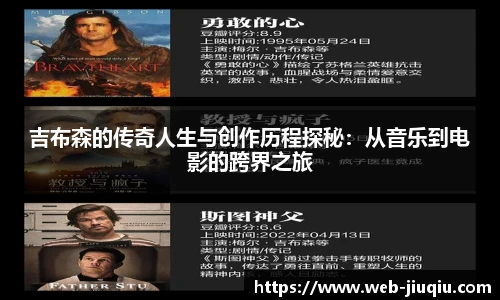 吉布森的传奇人生与创作历程探秘：从音乐到电影的跨界之旅